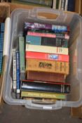 Mixed box of books to include various novels and works etc