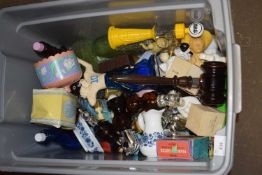 Mixed box of Avon glass bottles etc