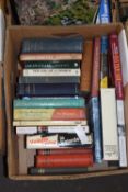 Box of mixed books to include roman wall etc