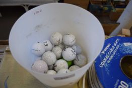 Bowl of golf balls