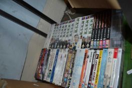 Qty of assorted DVD's