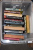 Mixed box of books to include Oliver Cromwell etc