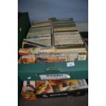 Two boxes of assorted books to include paperback fiction and others