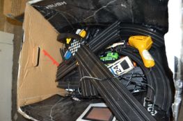 A box of assorted scalextric's