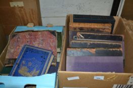 Qty of assorted books to include vintage chambers encyclopedia's and others