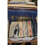 Qty of assorted records to include LP's and singles