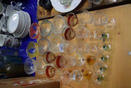 Mixed Lot: Various assorted drinking glasses, sundae dishes etc