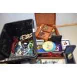 Box of various assorted costume jewellery