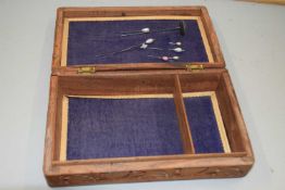 Indian hardwood jewellery box
