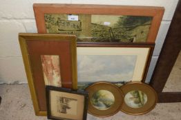 Mixed Lot: Various assorted pictures to include watercolours, prints etc
