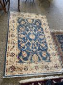 Modern floral pattern rug, 190cm long
