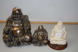 Three modern Buddha models