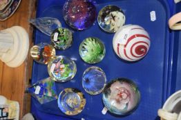 Collection of various assorted paperweights