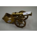 Brass table top model cannon