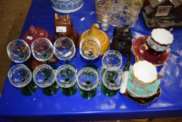 Mixed Lot: Various drinking glasses, assorted tea wares etc