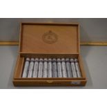 A part case of cigars, the box marked A.M.Hirschsprung & Sonner, Copenhagen