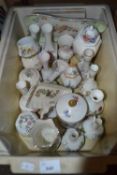 Mixed Lot: Assorted spill vase and other ceramics to include Coalport, Aynsley, and others similar