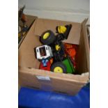 Quantity of assorted children's toy trucks and vans