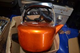 Orange Swann electric kettle