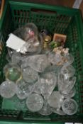 Mixed Lot: Cut glass wine glasses and others