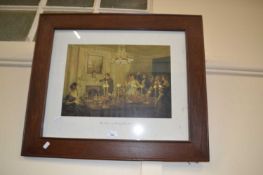 The Toast by Richard Jack RA, reproduction print, framed and glazed