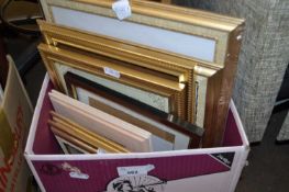 Quantity of assorted picture and photograph frames