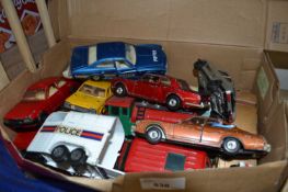 Quantity of assorted toy cars, play worn
