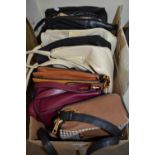 Quantity of assorted ladies handbags