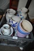 Mixed Lot: Assorted ceramics, plant pots, vases etc
