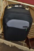 An Envoy black suitcase