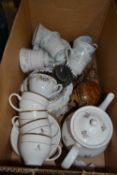 Mixed Lot: Ceramics to include four ER Queens Golden Jubilee cups and saucers, other tea wares, Wade