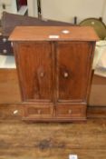 Pine table top cabinet