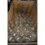 Quantity of assorted mid 20th Century glass ware