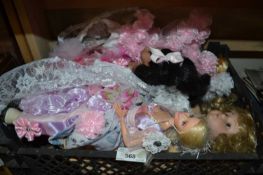 Quantity of assorted dolls to include Barbie and others