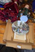 Mixed Lot: Collectors doll and a further Davenport plate
