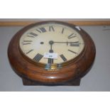 Vintage oak cased wall clock