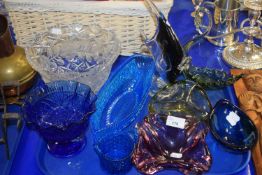 Collection of various Art Glass ashtrays, Art Glass fish, bowls etc