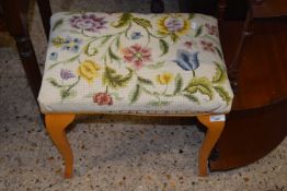 Tapestry topped stool