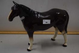 Large porcelain model horse