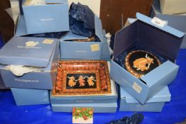 Collection of modern boxed Wedgwood porcelain items to include a range of Etruscan dance trinket
