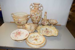 Mixed Lot: Various Crown Devon wares to include vases, bowls, jardiniere etc