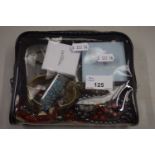 Packet of various assorted costume jewellery