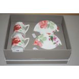 Boxed Jasper Conran Wedgwood pair of cups and saucers