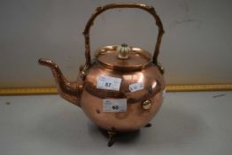 Copper spririt kettle