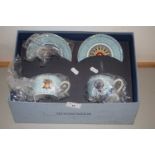 Pair of Wedgwood Millennium collection boxed cups and saucers