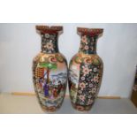 Pair of large modern Chinese vases