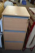 Lightwood finish filing cabinet