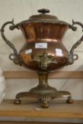 19th Century copper samovar or tea urn