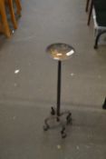 Wrought iron floor standing candle stand