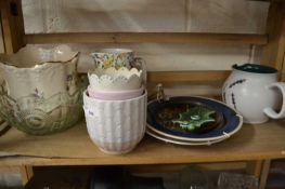 Mixed Lot: Various ceramics to include jardinieres, Denby jug and other assorted items